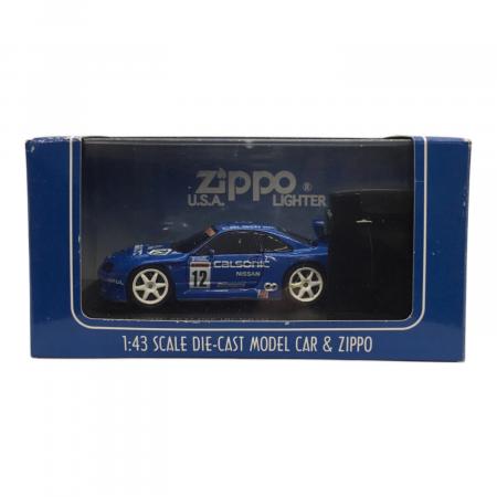 NISSAN SKYLINE ZIPPO フィギュア　ミニカー　CALSONIC 2502005083791017_01_8948w.jpeg