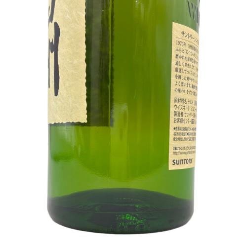 サントリー ジャパニーズウィスキー 700ml 白州 12年 未開封