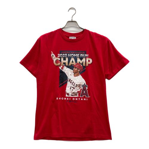 Fanatics (ファナティクス) Tシャツ メンズ SIZE L レッド 夏物 ML0123FW02 maj23fw 数量限定 大谷翔平ホームランキング記念企画