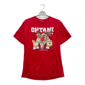 Fanatics (ファナティクス) Tシャツ メンズ SIZE L レッド 夏物 ML01-23FW-0007-RED-L 大谷翔平 2023 MVP記念