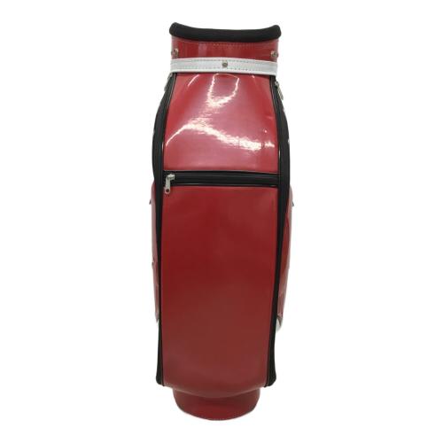 kasco (キャスコ) エナメルキャディバッグ レッド GCO-017CAE ※フード別売