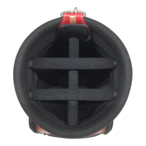 kasco (キャスコ) エナメルキャディバッグ レッド GCO-017CAE ※フード別売