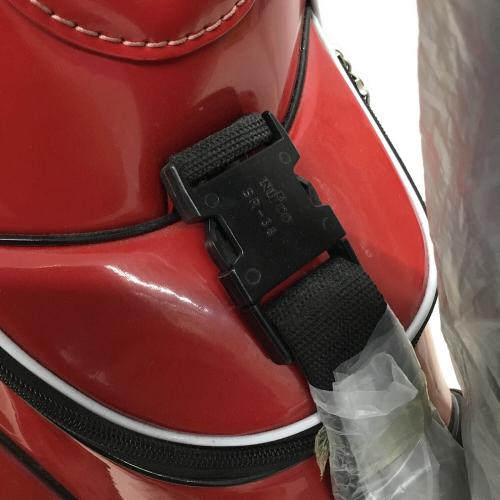 kasco (キャスコ) エナメルキャディバッグ レッド GCO-017CAE ※フード別売