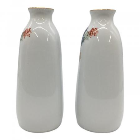 深川製磁 (フカガワセイジ) 酒器揃 くれない 徳利2・御猪口5セット