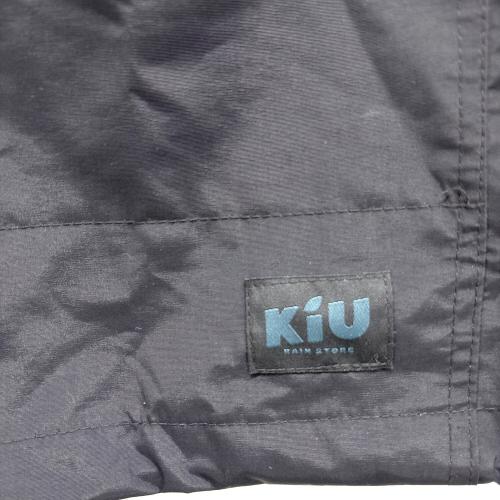 KiU (キウ) アノラックレインジャケット ユニセックス SIZE Free ブラック オールシーズン