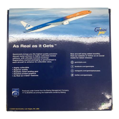 Gemini Jets (ジェミニジェッツ) KLMオランダ航空 BOEING 777-300ER GJKLM1905