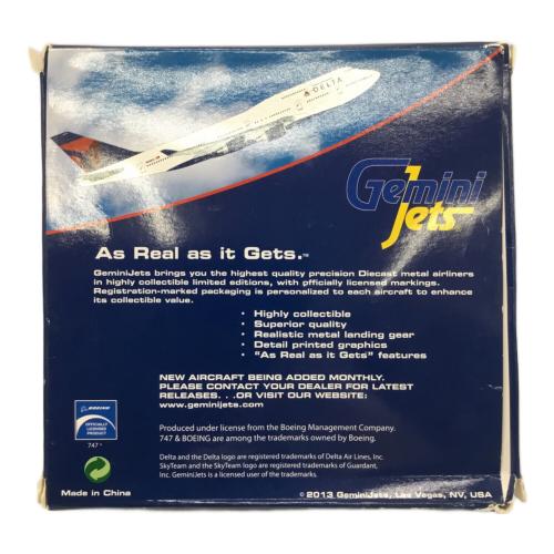 Gemini Jets (ジェミニジェッツ) デルタ航空 BOEING 747-400 GJDAL1302