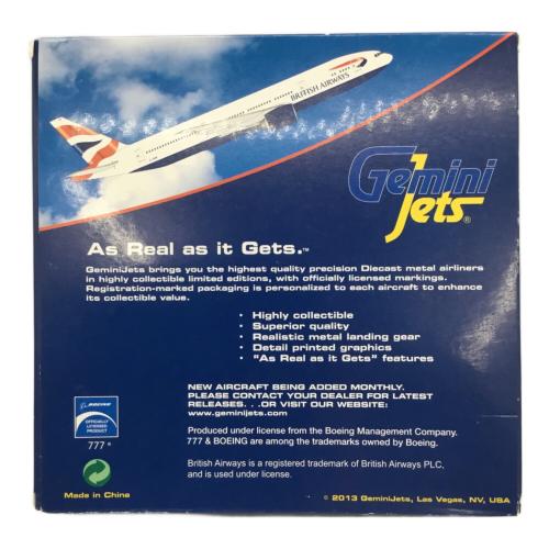 Gemini Jets (ジェミニジェッツ) ブリティッシュ・エアウェイズ BOEING 777-200ER GJBAW1236