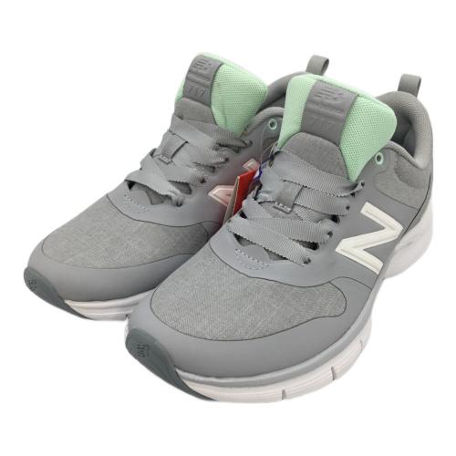 NEW BALANCE (ニューバランス) ウォーキングシューズ レディース SIZE 24cm グレー×グリーン 未使用 NBJ-1010028