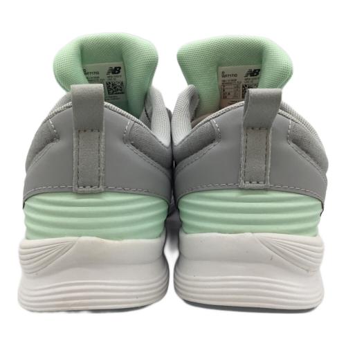 NEW BALANCE (ニューバランス) ウォーキングシューズ レディース SIZE 24cm グレー×グリーン 未使用 NBJ-1010028