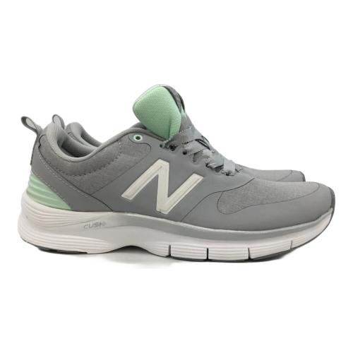 NEW BALANCE (ニューバランス) ウォーキングシューズ レディース SIZE 24cm グレー×グリーン 未使用 NBJ-1010028