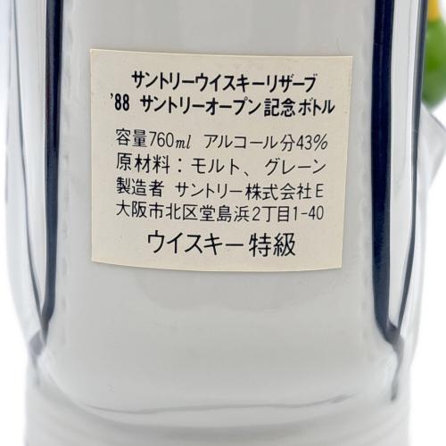 サントリー ジャパニーズウィスキー 760ml リザーブ 陶器ボトル サントリーオープン記念ボトル 未開封