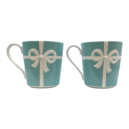 TIFFANY & Co. (ティファニー) マグカップ ブルーリボン 2Pセット
