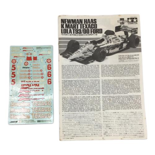 TAMIYA (タミヤ) プラモデル 車 1/20 ニューマン・ハースKマート テキサコ ローラT93/00フォード 20040