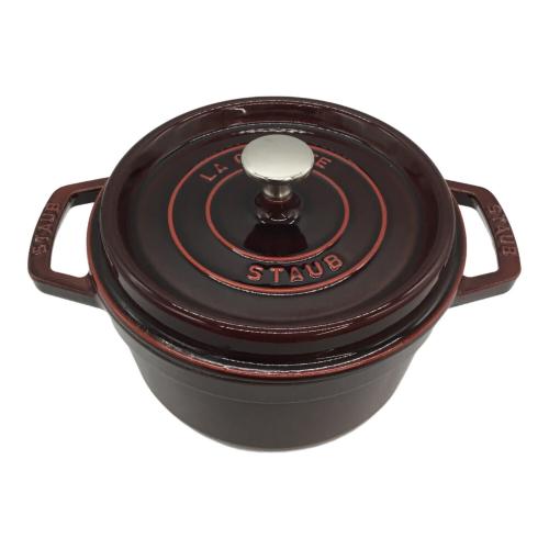 Staub (ストウブ) ラ ココット 約20cm ワインレッド