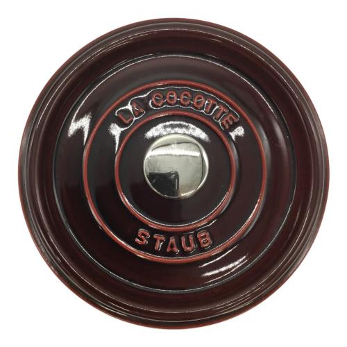 Staub (ストウブ) ラ ココット 約20cm ワインレッド