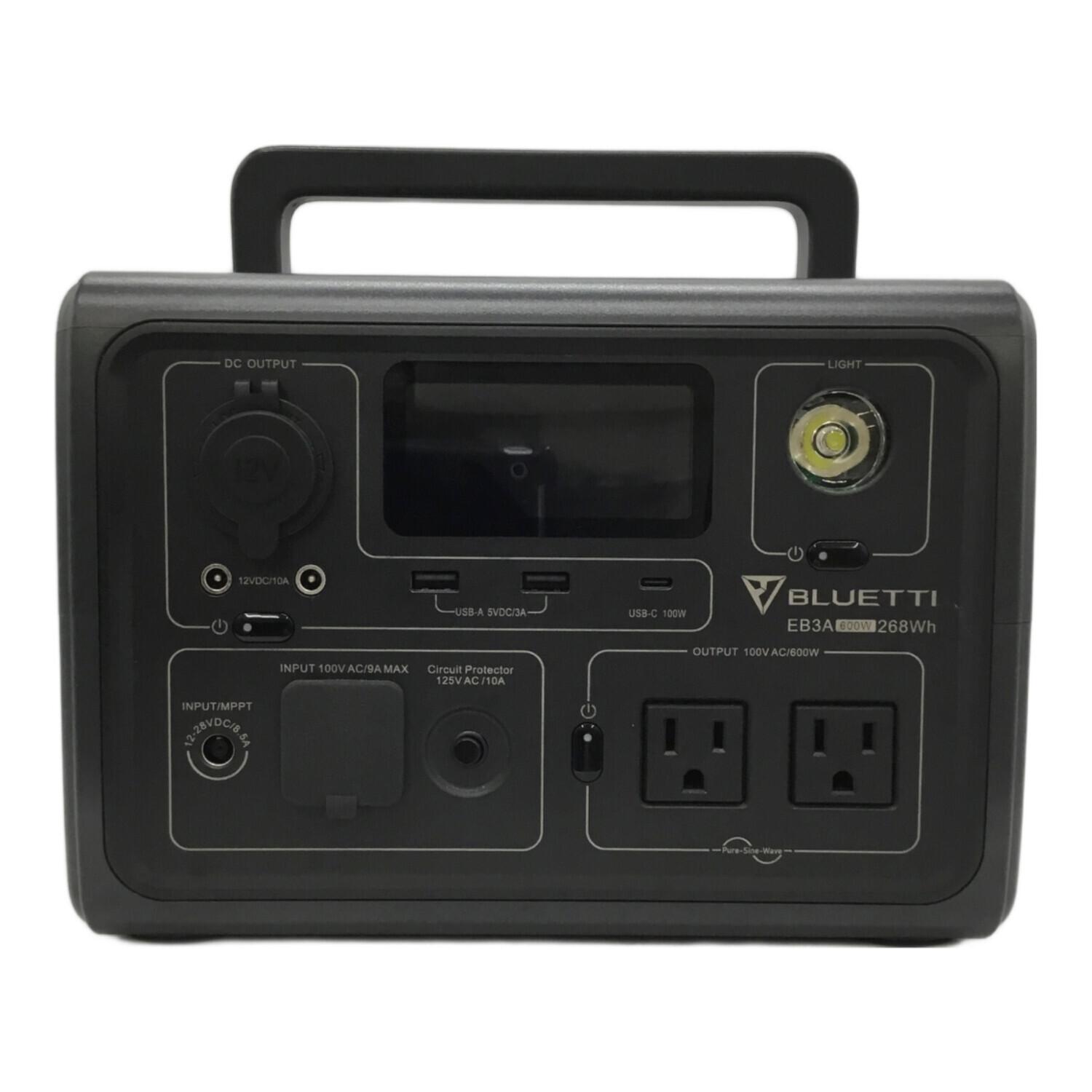 中古品】 BLUETTI EB3A ポータブル電源 通電確認済