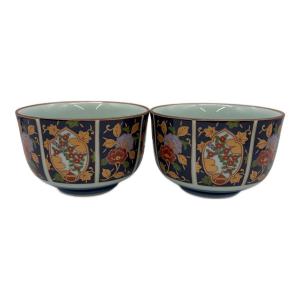 有田焼 (アリタヤキ) 丼 金襴手古伊万里 2Pセット