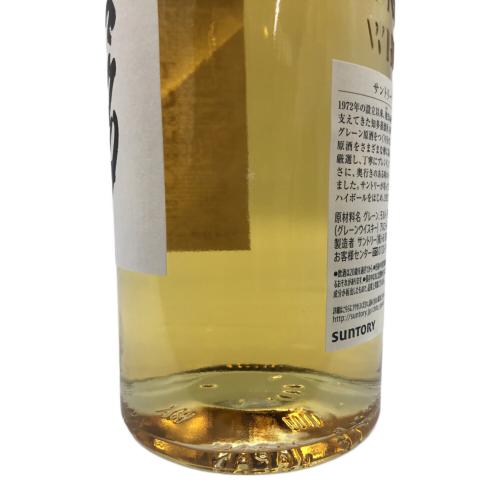 サントリー ジャパニーズウィスキー 700ml 知多 未開封