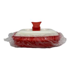 電子レンジ専用調理器 レッド×ホワイト RANGEMATE PRO GRANDE