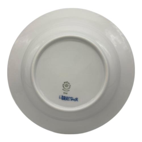 ROYAL COPENHAGEN (ロイヤル・コペンハーゲン) ディーププレート 21cm 604 ブルーフルーテッド・ハーフレース