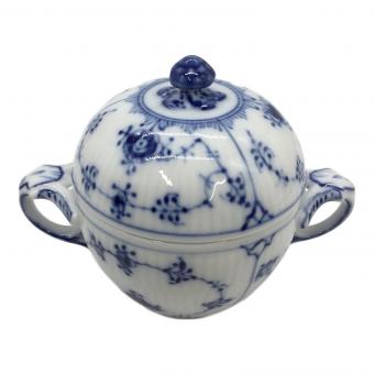 ROYAL COPENHAGEN (ロイヤル・コペンハーゲン) シュガーポット 161 ブルーフルーテッド・プレイン