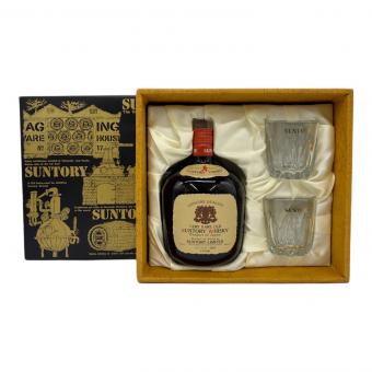 サントリー ジャパニーズウィスキー 760ml オールドファッションドグラス2コ 未開封