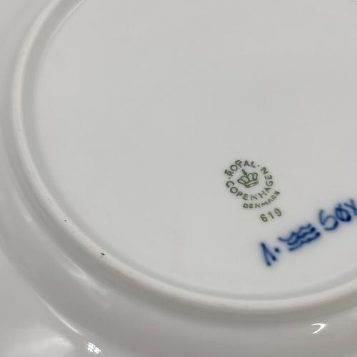 ROYAL COPENHAGEN (ロイヤル・コペンハーゲン) プレート 19cm 619 ブルーフルーテッド・プレイン