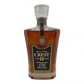 サントリー ジャパニーズウィスキー 700ml CREST 12年 未開封