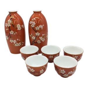 深川製磁 (フカガワセイジ) 酒器揃 徳利2個・お猪口5個