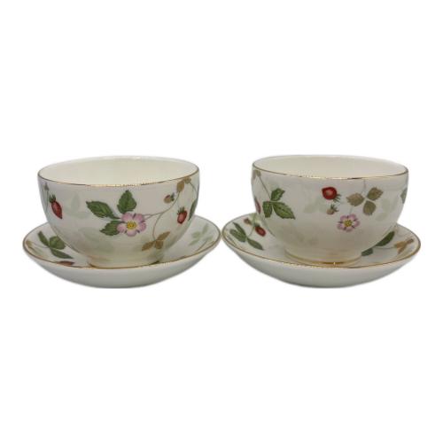 Wedgwood (ウェッジウッド) ジャパニーズティーカップ ワイルドストロベリー ペア