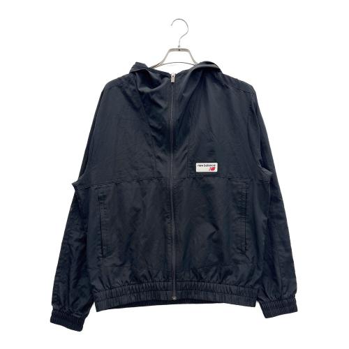 NEW BALANCE (ニューバランス) アスレチックウィンドブレーカージャケット メンズ SIZE L ブラック AMJ91506