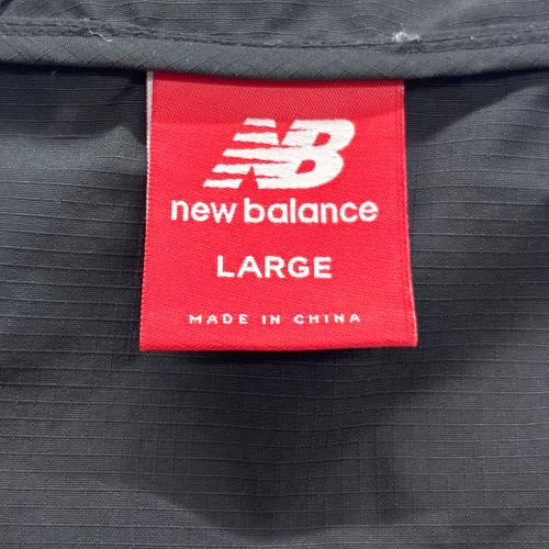 NEW BALANCE (ニューバランス) アスレチックウィンドブレーカージャケット メンズ SIZE L ブラック AMJ91506