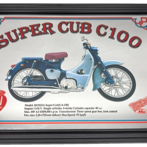 HONDA (ホンダ) スーパーカブC100 パブミラー スーパーカブ60周年記念