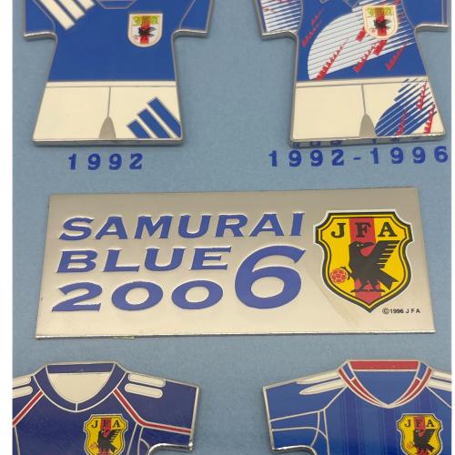 サムライブルー ピンバッジ 歴代ユニフォーム