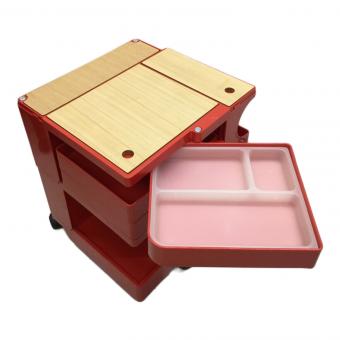 B-LINE (ビーライン) ボビーワゴン レッド 2段3トレイ ジョエ・コロンボ