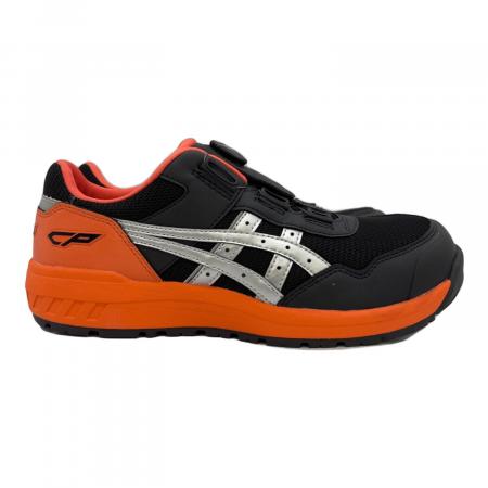ASICS 安全靴 BOAクロージャー ブラック/オレンジ asics (アシックス) 安全靴 WINJOB(ウィンジョブ) メンズ 26.5cm