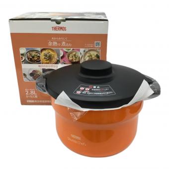 THERMOS (サーモス) 真空保温調理器シャトルシェフ オレンジ KBJ-3000