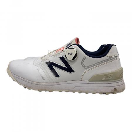 【美品】new balance ゴルフシューズ UGB574E 26cm New Balance ゴルフシューズ UGBS574E 26cm 574 ゴルフ シューズ」の