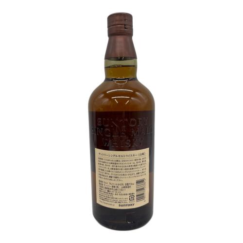 サントリー シングルモルトウィスキー 700ml 山崎 シングルモルト 未開封