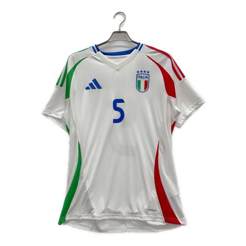 adidas (アディダス) ユニフォーム メンズ SIZE XL ホワイト 夏物 IN0656 イタリア代表 2024 ユニフォーム アウェイ 半袖 レプリカ