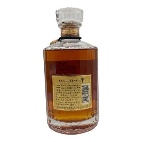 サントリー ジャパニーズウィスキー 700ml 響 クリアキャップ・裏ゴールドラベル 未開封