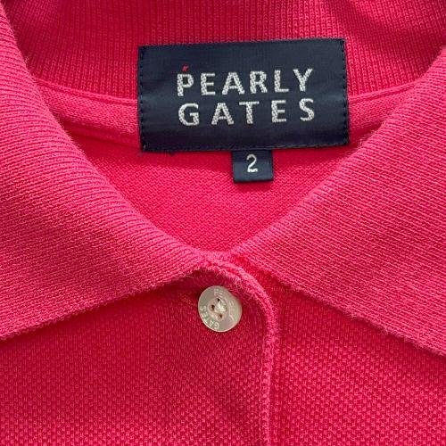 PEARLY GATES (パーリーゲイツ) ゴルフウェア(トップス) レディース SIZE 2 ショッキングピンク