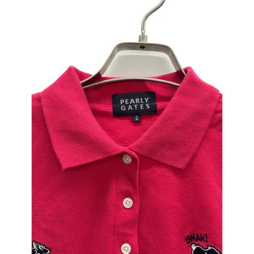 PEARLY GATES (パーリーゲイツ) ゴルフウェア(トップス) レディース SIZE 2 ショッキングピンク