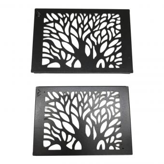 BLACK DESIGN (ブラックデザイン) ツリー柄アイアンプレート BLACK DESIGN BAG付
