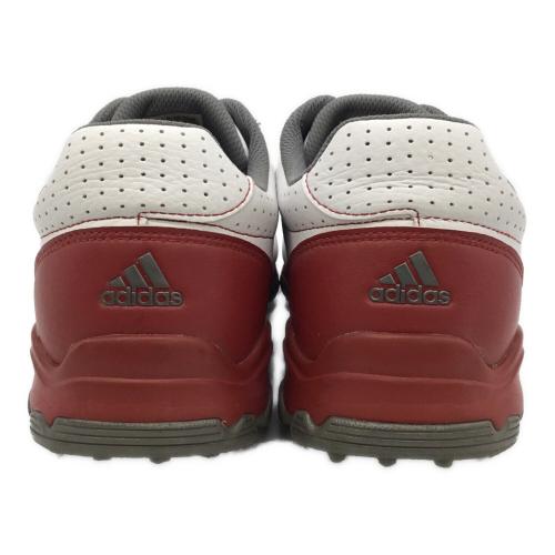 adidas (アディダス) ゴルフシューズ メンズ SIZE 27.5cm ホワイト×レッド F33363