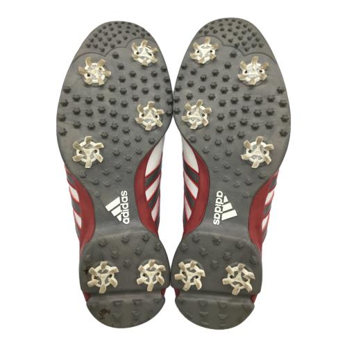 adidas (アディダス) ゴルフシューズ メンズ SIZE 27.5cm ホワイト×レッド F33363