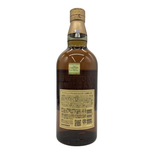 サントリー ウィスキー 700ml 山崎 12年 現行ボトル 未開封
