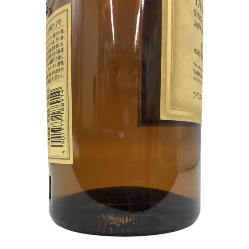 サントリー ウィスキー 700ml 山崎 12年 現行ボトル 未開封