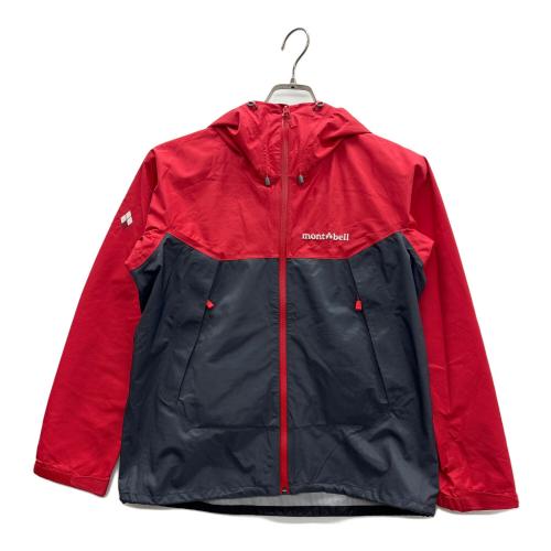mont-bell (モンベル) レインウェア レディース SIZE S レッド×ブラック オールシーズン 1128636/1128638